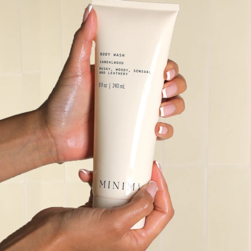 Minim LA Sandalwood Scent Body Wash‎ Hydrating Cleanser 8 oz New